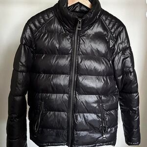 Guess Small Black Quilted Jacket